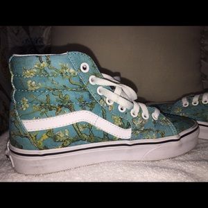 Vans x Van Gogh almond blossom hightop size 6